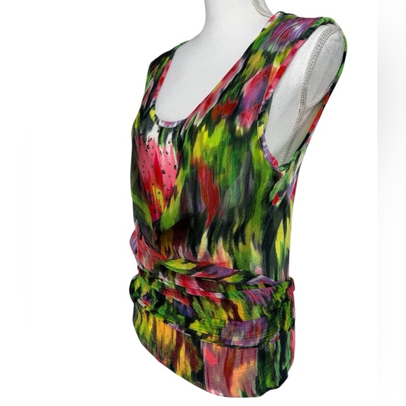 ALBERTO MAKALI / Colorful Tank Top / Medium - Picture 3 of 9